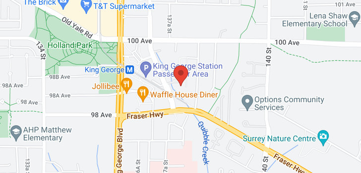 map of 1005 9830 WHALLEY BOULEVARD